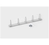 19” vyvazovací panel 1U 5x tvrdé plast. oko 4x8cm foto