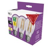 LED žárovka A60/E27/3,8W/60W/806lm/teplá bílá foto