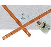 Vertikální zemnící lišta 12U foto