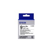 Epson Label Cartridge LK-3WBW, Black/white 9mm foto