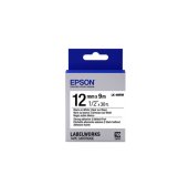 Epson Label Cartridge LK-4WBW, Black/white 12mm foto