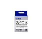 Epson Label Cartridge LK-7WBVS black on white cable tape, 36mm foto