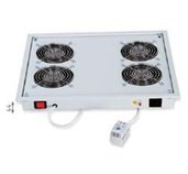 Vent.j. horní(spodní) 2x ventilátor 220V/30W šedá foto