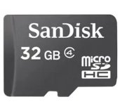 SanDisk 32GB microSDHC Class 4 Memory Card foto