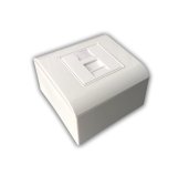 Modul.dat.zásuvka UTP CAT5E 1xRJ45 na i pod omítku foto