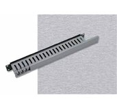 Vyvazovací panel 1U 19” šedo-černá foto