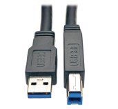 Tripplite Kabel USB-A / USB-B, USB 3.0, aktivní SuperSpeed Repeater (Samec/Samec), 7.62m foto
