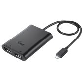 i-tec USB-C Dual 4K/60Hz (single 8K/30Hz) DP Video Adapter foto