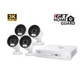 iGET HGDVK83304 - Kamerový 3K set, 8CH DVR + 4x kamera 3K, zvuk, LED, SMART W/M/Andr/iOS foto