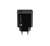 Universální nabíječka Natec RIBERA 18W 1X USB-A, černá foto