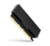 AXAGON PCEM2-XS, PCIe x16 - M.2 NVMe M-key slot adaptér, kryt s chladičem pro pasivní chlazení foto