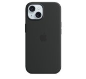 iPhone 15+ Silicone Case with MS - Black foto