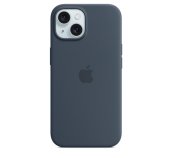 iPhone 15+ Silicone Case with MS - Storm Blue foto