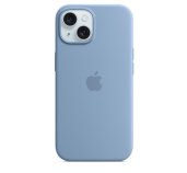 iPhone 15+ Silicone Case with MS - Winter Blue foto