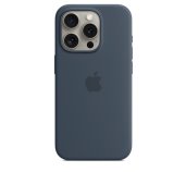 iPhone 15 Pro Silicone Case with MS - Storm Blue foto