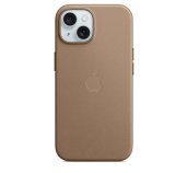 iPhone 15 FineWoven Case with MS - Taupe foto