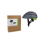 Acer skládací helma šedá se zeleným pruhem,L foto
