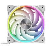 ventilátor Akasa - 12 cm - SOHO AR argb bílý foto