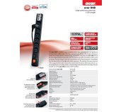 Acar USB 3m kabel 6 zásuvek 2xUSB přep.ochr.černý foto