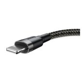 Baseus datový kabel Cafule Lightning 0,5m 2,4A šedo-černý foto