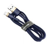 Baseus datový kabel Cafule Lightning 1m 2,4A zlato-modrý foto