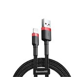 Baseus datový kabel Cafule Lightning 2m 1,5A červeno-černý foto