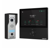 EVOLVEO DoorPhone AHD7, Sada domácího WiFi videotelefonu s ovládáním brány nebo dveří, černý monitor foto