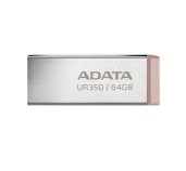 ADATA UR350/64GB/USB 3.2/USB-A/Hnědá foto