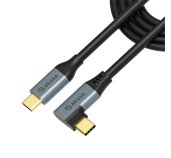 AKASA - Right Angle USB-C 100W PD Charging Cable foto
