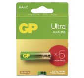 GP Alkalická baterie ULTRA AA (LR6)- 6ks foto
