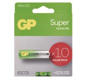 GP Alkalická baterie SUPER AA (LR6)- 10ks foto