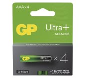 GP Alkalická baterie ULTRA PLUS AAA (LR03)- 4ks foto