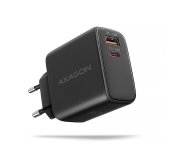 AXAGON ACU-PQ45 GaN nabíječka do sítě 45W, 2x port (USB-A + USB-C), PD3.0/PPS/QC4+/SFC 2.0/AFC/Apple foto