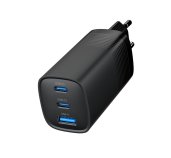 GEMBIRD PD nabíječka 1xUSB-A 2xUSB-C  65W černá foto
