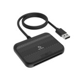 AKASA externí čtečka Smart karet a ID - černá foto