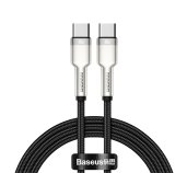 Baseus Datový kabel Cafule USB-C/USB-C 1m 100W (20V 5A) černý foto