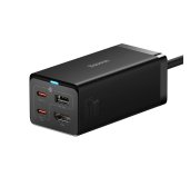 Baseus Nabíječka do sítě GaN5 Pro 2x USB-C/USB-A/HDMI 67W kabel 1.5m/USB-C kabel 1m černá foto
