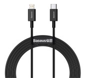 Baseus Datový kabel Superior Series USB-C/Lightning 20W 2m černý foto