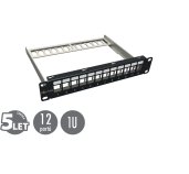 10” Patch pan. Solarix 12port neosazený 1U foto