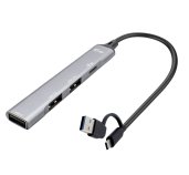 i-tec USB-A/USB-C Metal HUB 1x USB-C 3.1 + 3x USB 2.0 foto