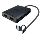 i-tec USB-A/USB-C Dual 4K HDMI Video Adapter foto