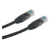 Patch cord UTP cat5e 1M černý foto
