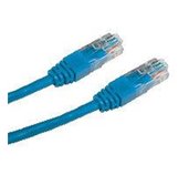 Patch cord UTP cat5e 5M modrý foto