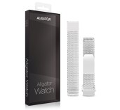 Náhradní kovový řemínek pro Aligator Watch Lady 16mm, stříbrný foto