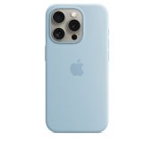 iPhone 15 ProMax Silicone Case wth MS - Light Blue foto