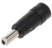 Redukce pro DC zdroje, konvertuje 2.1mm DC jack na 2.5mm - rovná foto