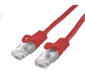 Kabel C-TECH patchcord Cat6, UTP, červený, 3m foto