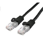 Kabel C-TECH patchcord Cat6, UTP, černý, 0,25m foto