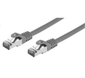 Kabel C-TECH patchcord Cat7, S/FTP, šedý, 0,25m foto