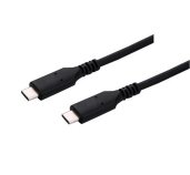 Kabel C-TECH USB 4.0, Type-C (CM/CM), PD 100W, 40Gbps, 0,5m, černý foto